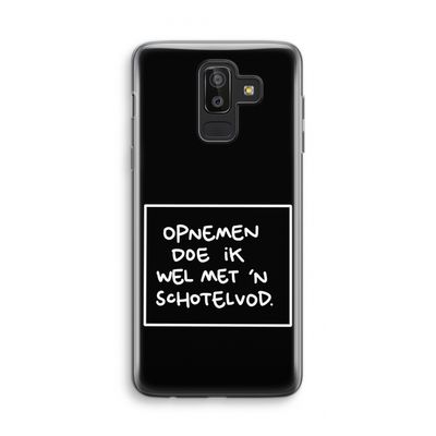 Schotelvod: Samsung Galaxy J8 (2018) Transparant Hoesje