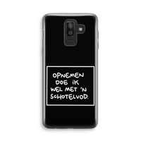 Schotelvod: Samsung Galaxy J8 (2018) Transparant Hoesje