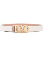 Valentino Garavani ceinture VLogo Signature 20mm à design réversible - Tons neutres