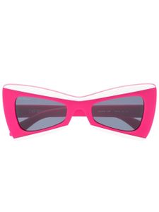 Off-White Eyewear lunettes de soleil Nashville à monture papillon - Rose