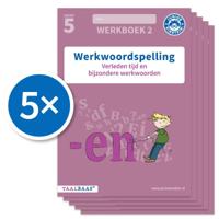 Werkwoordspelling werkboek 2 groep 5 (Set van 5) (Paperback)