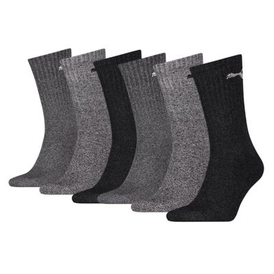 Puma Sportsokken Antraciet/Grey 6-pack-47/49