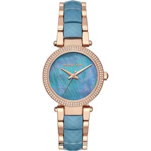 Michael Kors Dameshorloge Parker Blue Mother of Pearl Dial MK6491