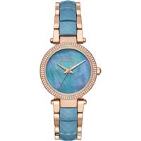 Michael Kors Dameshorloge Parker Blue Mother of Pearl Dial MK6491