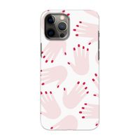 Hands pink: Volledig geprint iPhone 12 Pro Max Hoesje