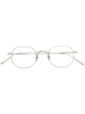 Matsuda lunettes de vue à monture octogonale - Argent