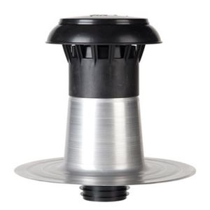 Burgerhout BM Vent 3000 Aluminium dakontluchting dubbelwandig met kunststof kap 150 160 mm 454115