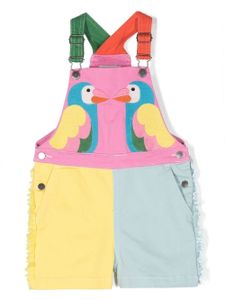 Stella McCartney Kids salopette à design colour block - Rose