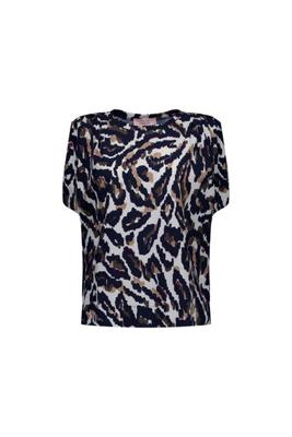 Leona strap leopard top - multi color - 13640