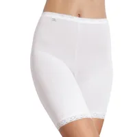 Basic Long Dames - Boxershort lange pijpjes - Broekje voor onder jurk - Katoen