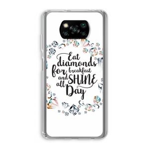 Diamonds: Xiaomi Poco X3 NFC Transparant Hoesje