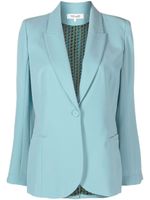 DVF Diane von Furstenberg blazer à simple boutonnage - Bleu - thumbnail