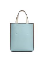 Marni sac cabas en cuir à design bicolore - Bleu