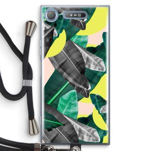 Fantasie jungle: Sony Xperia XZ1 Transparant Hoesje met koord