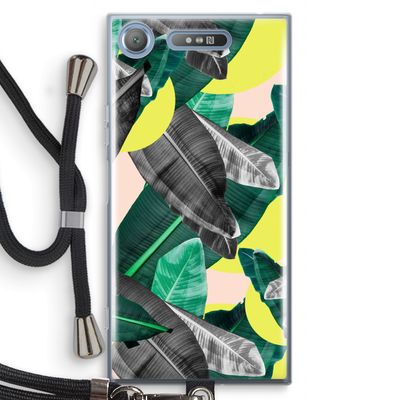 Fantasie jungle: Sony Xperia XZ1 Transparant Hoesje met koord