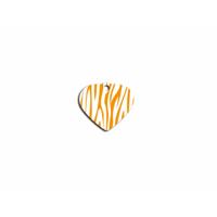 Naamplaatje Imarc Heart Geel Oranje