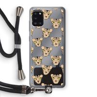 Tijger: Samsung Galaxy A31 Transparant Hoesje met koord