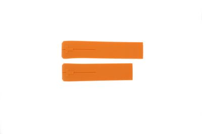 Horlogeband Tissot T0134201720700A / T610026463 Rubber Oranje 21mm