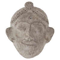 Madam Stoltz Wanddecoratie Mask Paper Mache 27 x 24 x 15 - thumbnail