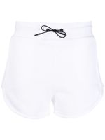 Rossignol short de sport en coton à patch logo - Blanc