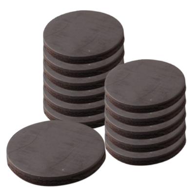 Magneten - 12x - zwart - rond -18 mm - koelkast/whiteboard magneetjes