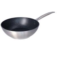 Aluminium wok/wokpan Rila met anti-aanbak laag 29 cm - thumbnail