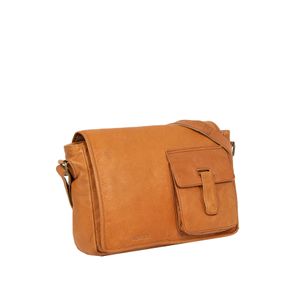 Justified Bags Justified Bags® Annapurna - A4 Flapover - Schoudertas - Cognac - 34x8x31cm