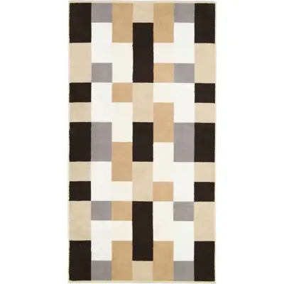 Cawö Cawo Shades Karo Douchelaken 70x140 sand