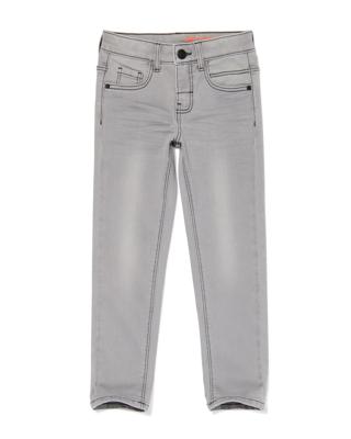 HEMA Kinder broek jogdenim skinny fit grijs (grijs)