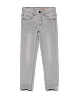 HEMA Kinder broek jogdenim skinny fit grijs (grijs)