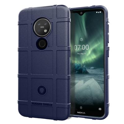 Voor Nokia 6 2 volledige dekking schokbestendig TPU case (blauw)