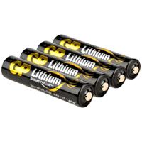 GP GP24LF359C4 AAA batterij (potlood) Lithium 1.5 V 4 stuk(s) GP GP24LF359C4 AAA batterij (potlood) Lithium 1.5 V 4 stuk(s)