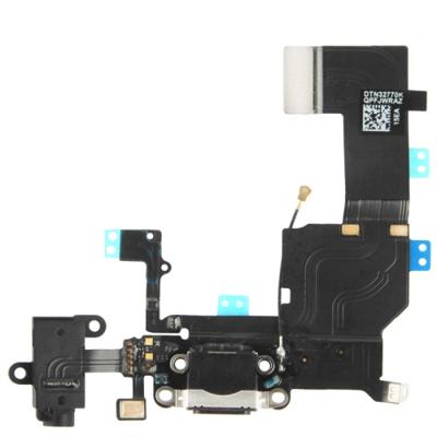 2 in 1 voor iPhone 5C (originele staart aansluiting lader + originele hoofdtelefoon Audio Jack lint) Flex kabel