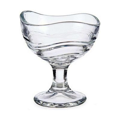 Glas voor ijs en milkshakes Vivalto IC-134010-4/BH IC-134010-4/BH Transparant Glas 135 ml (6 Stuks)