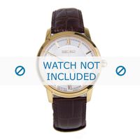 Horlogeband Seiko SRPA14J1 / 4R35-01A0 / L0FR012K0 Leder Bruin 20mm