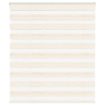 VidaXL Zebra rolgordijn 120x100 cm stofbreedte 115,9 cm marmerbeige
