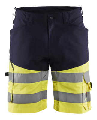 Blåkläder Short met stretch High-Vis 15411811 | Marine/High Vis Geel | Maat 56 - 7330509692073