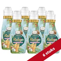 Robijn Wasverzachter Kokos Voordeelverpakking -300 wasbeurten (6x50)