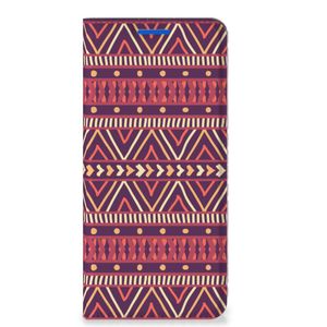 OPPO Reno6 5G Hoesje met Magneet Aztec Paars