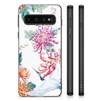 Samsung Galaxy S10 Back Cover Bird Flowers