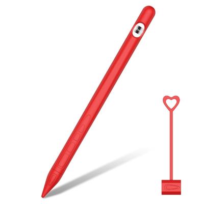 Geschikt voor Apple Pencil1 Generation StylusTouch pen silicone beschermkap pendop (rood)