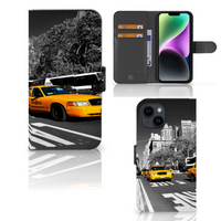 iPhone 15 Flip Cover New York Taxi - thumbnail