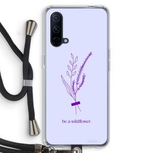 Be a wildflower: OnePlus Nord CE 5G Transparant Hoesje met koord
