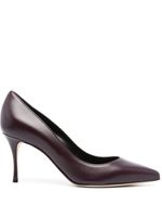 Sergio Rossi Godiva 80mm leather pumps - Violet - thumbnail