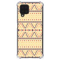 Samsung Galaxy A12 Doorzichtige Silicone Hoesje Aztec Yellow