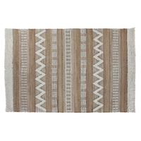 Tapijt Home ESPRIT Wit Bruin Boho 160 x 230 x 1 cm