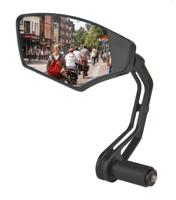 Mirage spiegel barend first class,dimmend glas, zwart, links