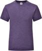 Fruit Of The Loom F131K Girls Iconic T - Heather Purple - 164