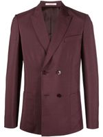 Valentino Garavani blazer à boutonnière croisée - Violet