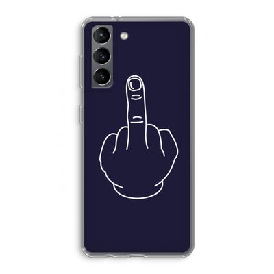 F**k U: Samsung Galaxy S21 Transparant Hoesje